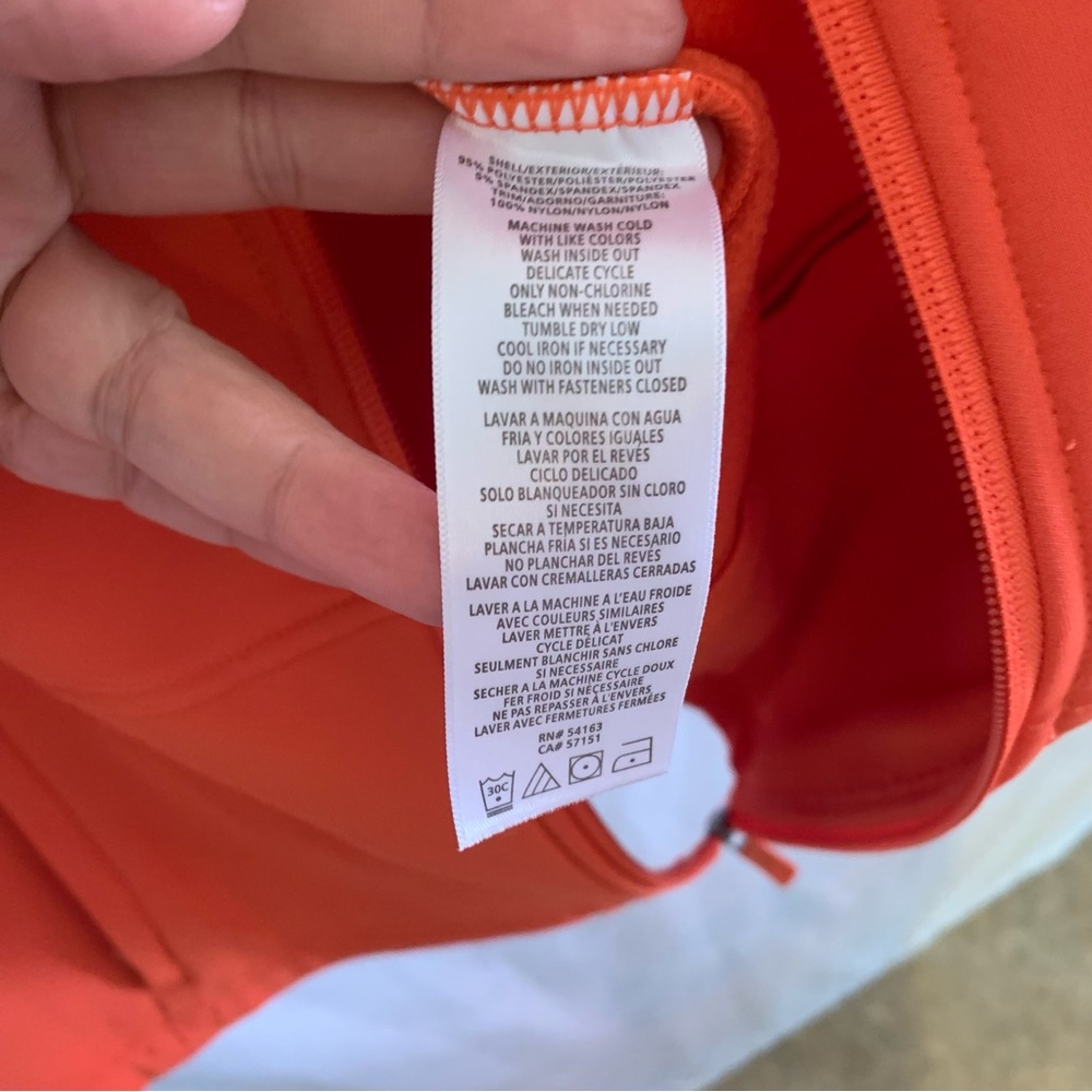 Bass Outdoor Women Palmetto Full Zip Lightweight Fleece Red / orange Size M - Picture 12 of 14